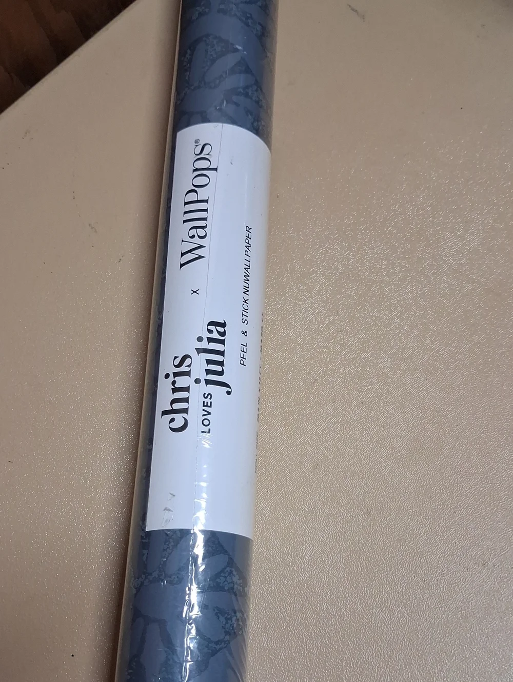 NWT Wallpops  CLJ Nova Blue Smoke Peel and Stick Wallpaper